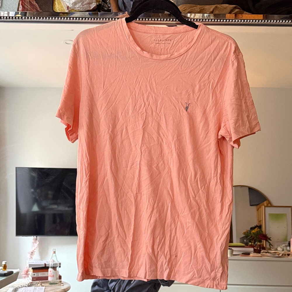 All Saints Coral Short Sleeve Tee